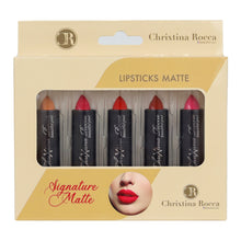 Load image into Gallery viewer, Chrixtina Rocca Beautiful You Signature Matte Lipstick 5 Pcs Set