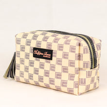 Load image into Gallery viewer, Chrixtina Rocca Beautiful You Chequered Cosmetic Pouch