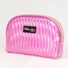 Load image into Gallery viewer, Chrixtina Rocca Beautiful You Striped Cosmetic Pouch