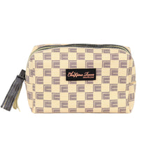 Load image into Gallery viewer, Chrixtina Rocca Beautiful You Chequered Cosmetic Pouch