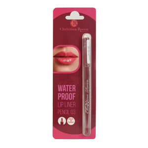 Chrixtina Rocca Waterproof Lip Liner Pencil 03 Blushing Red